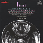 Finzi: Dies Natalis, Clarinet Concerto, and Farewell to Arms album cover